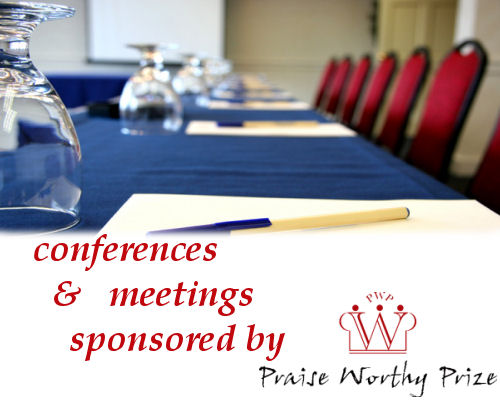 Conferences & Meetings with Praise Worthy Prize